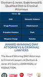 Mobile Screenshot of dunhamlaw.com